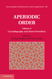 Aperiodic Order. Volume 2:
Crystallography and Almost Periodicity